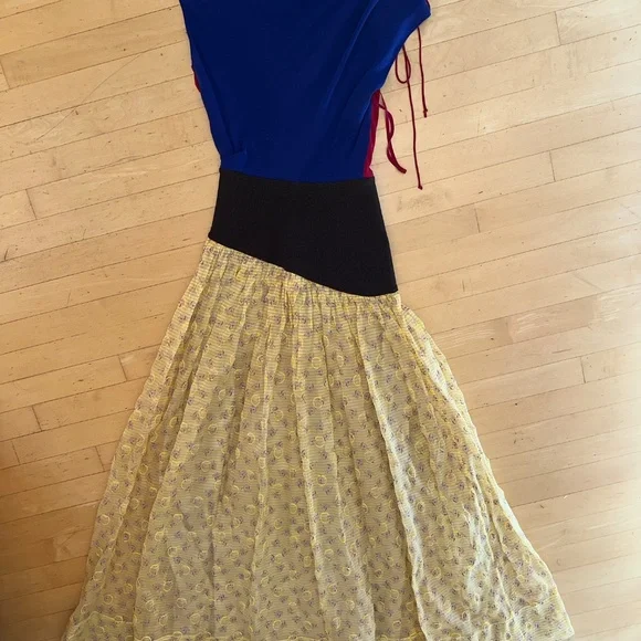 NEW Tory Burch Dandelion chiffon, silk organza gown, XS, GD1186 - Picture 10 of 14